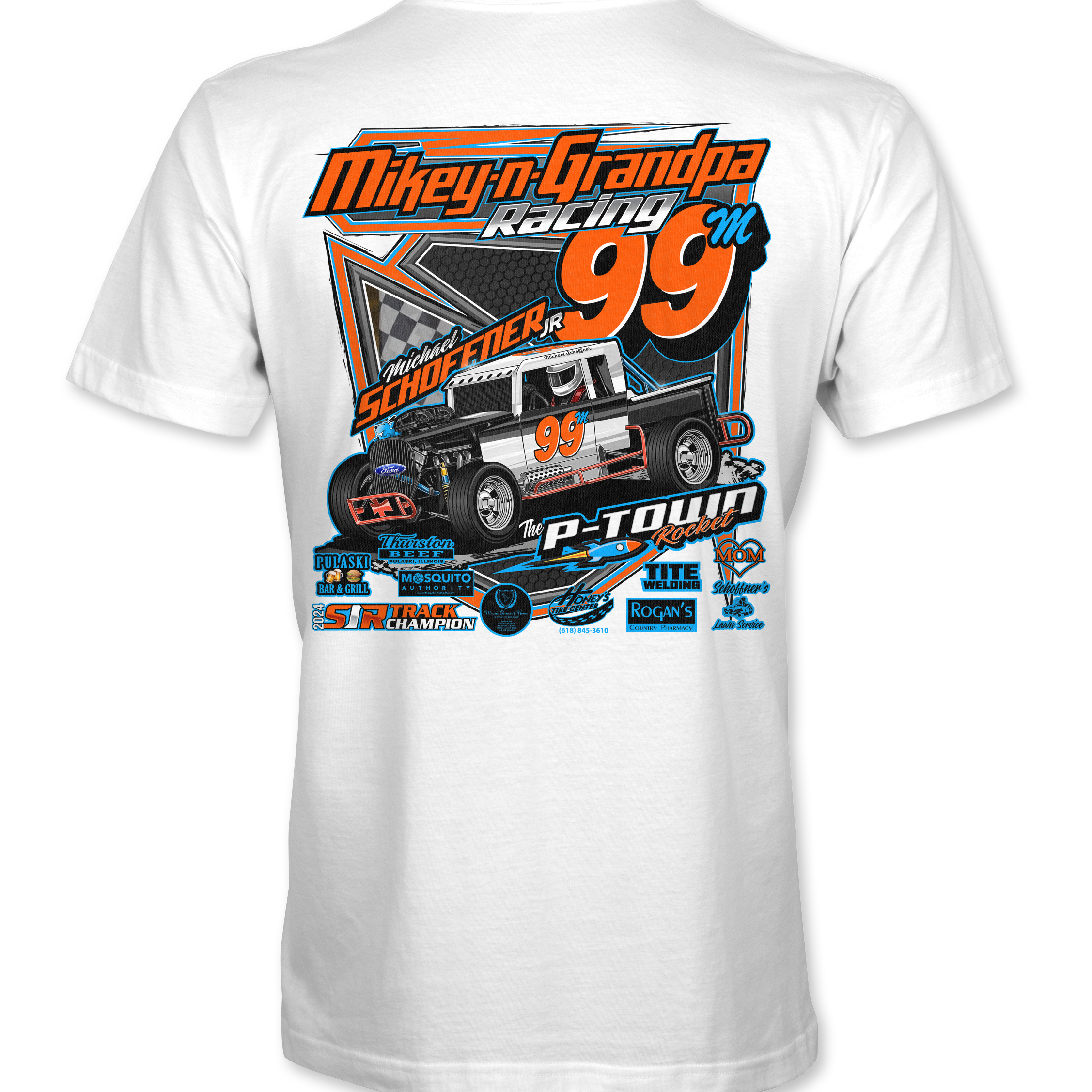 Michael Schoffner Jr. 2025 Half Chest T-Shirts