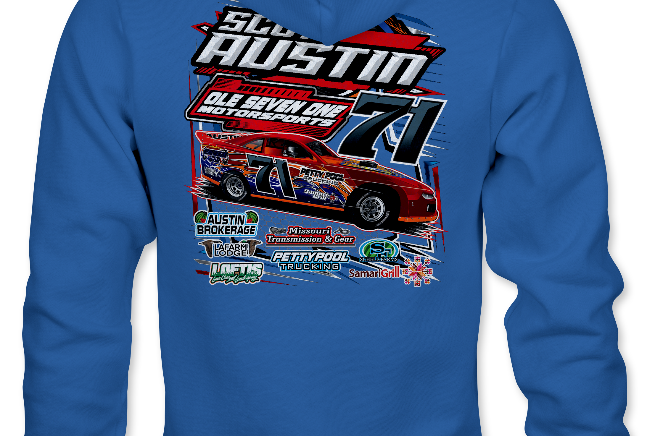 Scott Austin Hoodies Black Acid Apparel