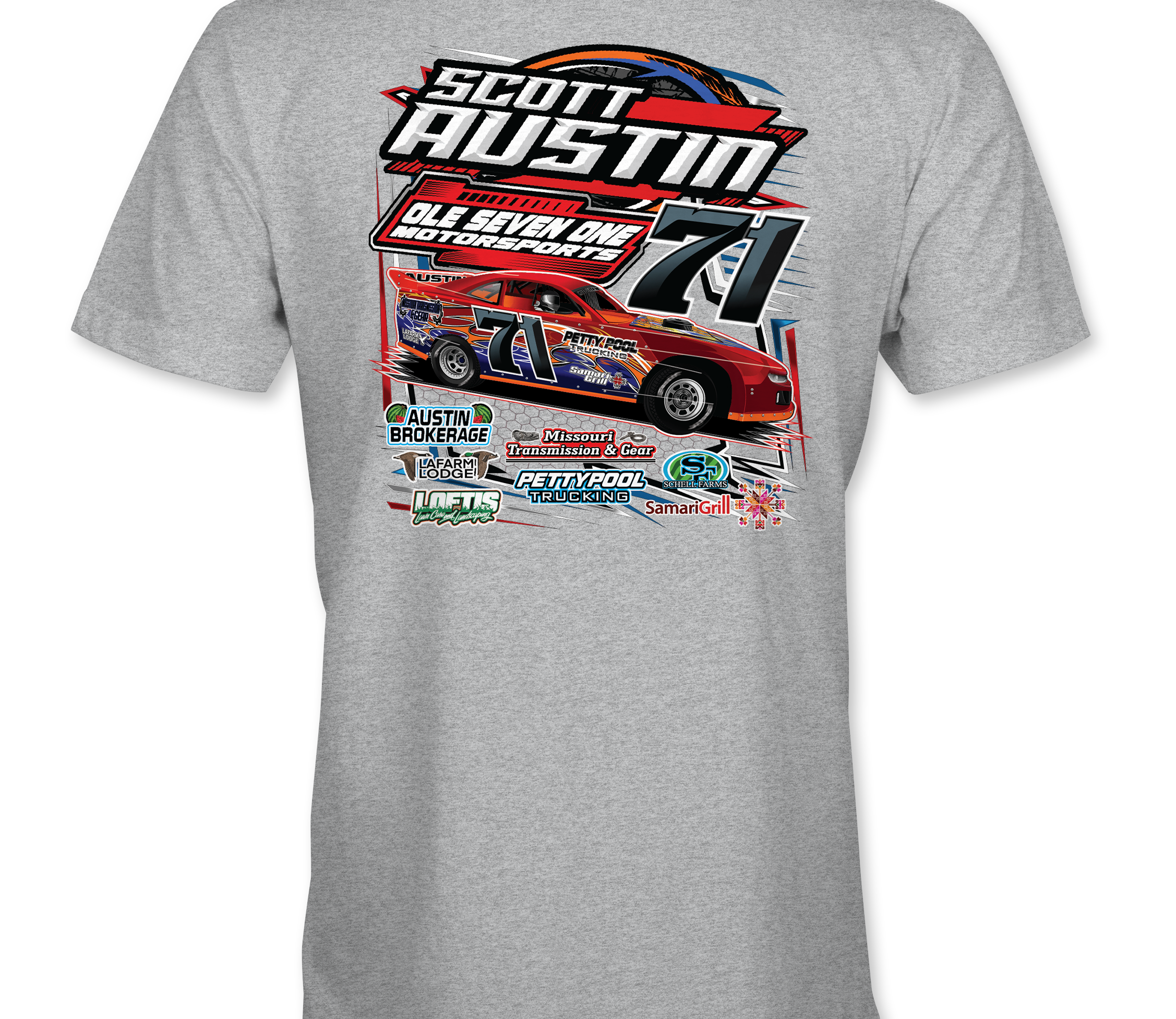 Scott Austin T-Shirts Black Acid Apparel