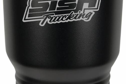 Michael Sisk Trucking Tumblers Black Acid Apparel