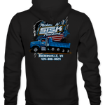 Michael Sisk Trucking Hoodies Black Acid Apparel