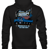 Michael Sisk Trucking Hoodies Black Acid Apparel