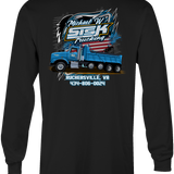 Michael Sisk Trucking Long Sleeves Black Acid Apparel