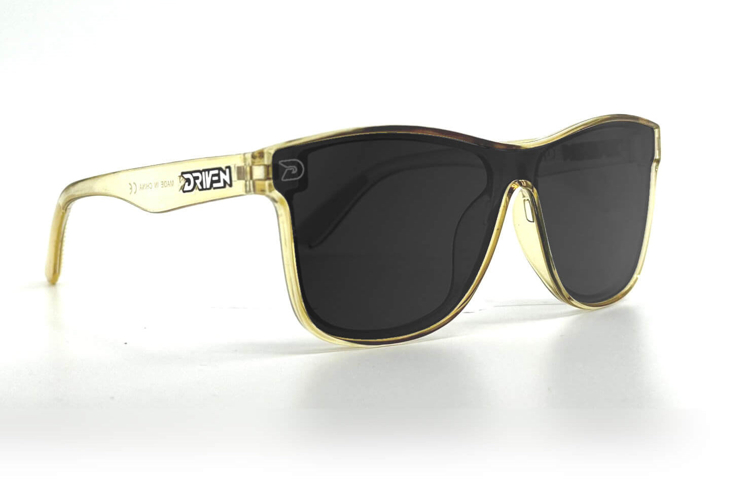 Driven Sunglasses - Slide Job Clear Gold