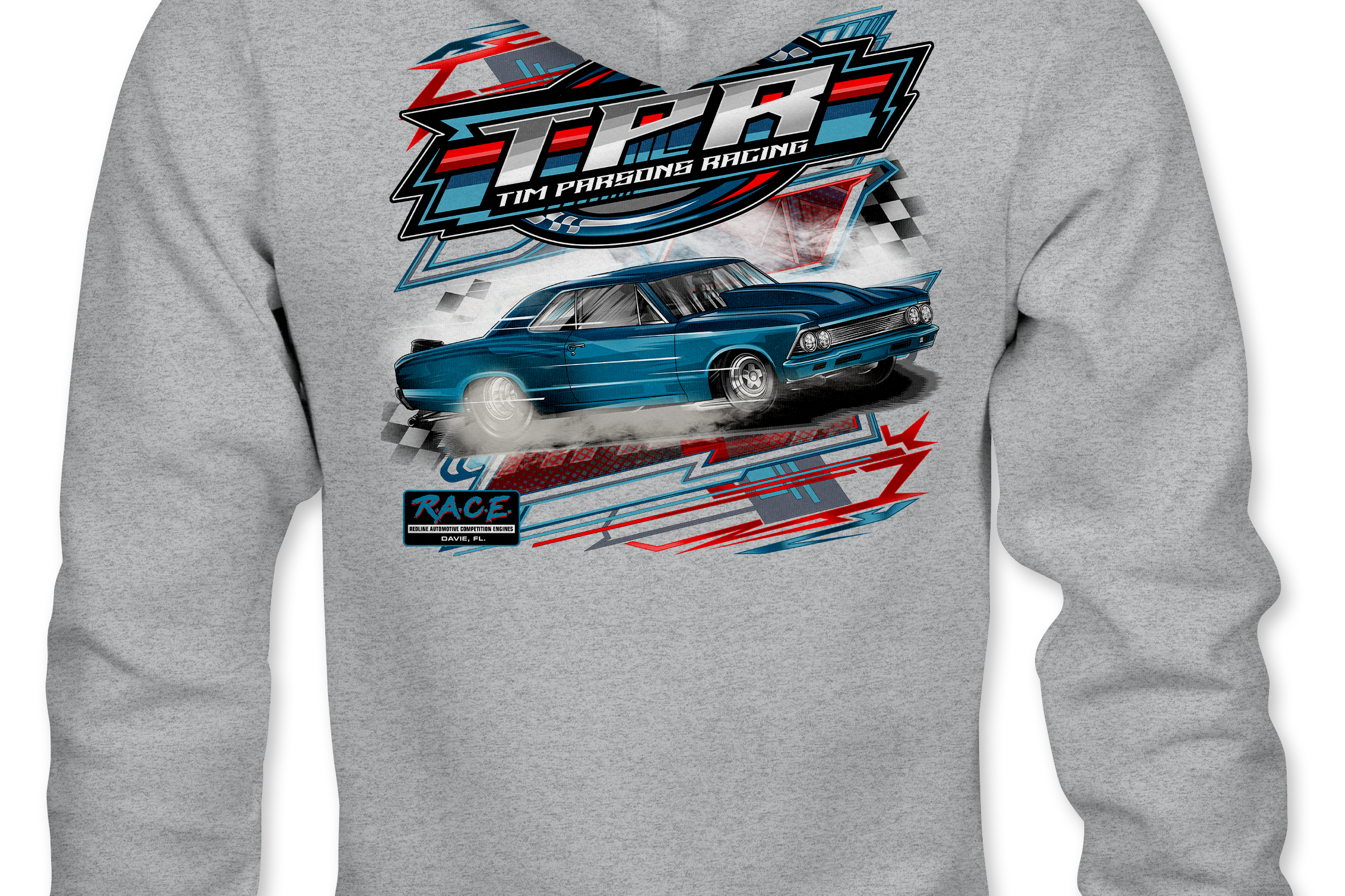 Tim Parsons Racing Hoodies Black Acid Apparel