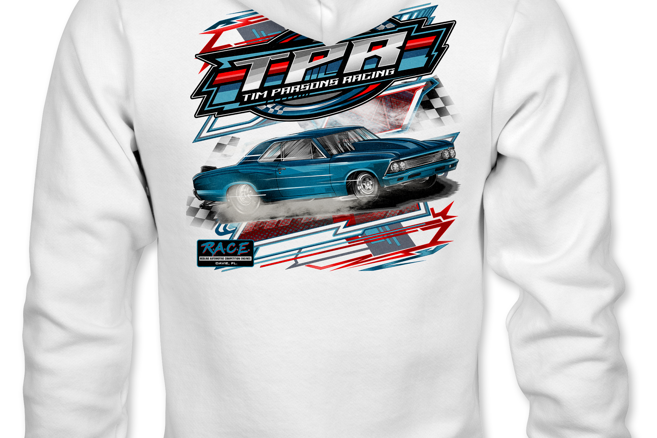 Tim Parsons Racing Hoodies Black Acid Apparel