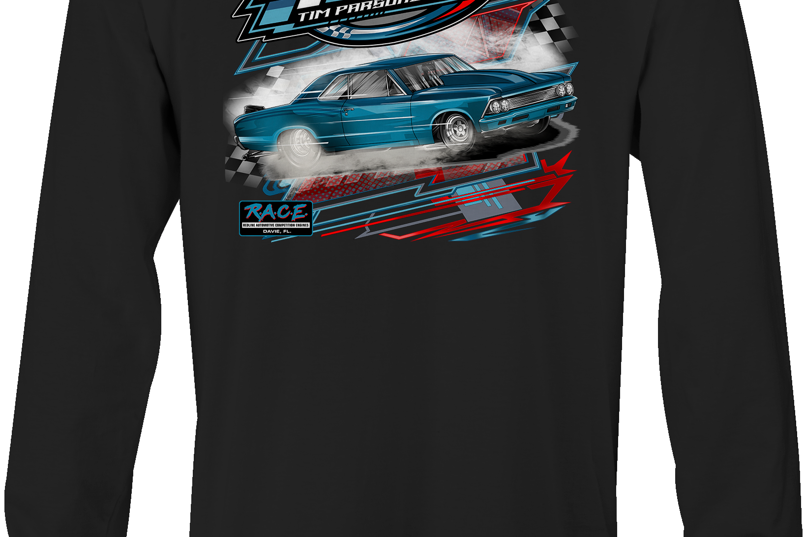 Tim Parsons Racing Long Sleeves Black Acid Apparel