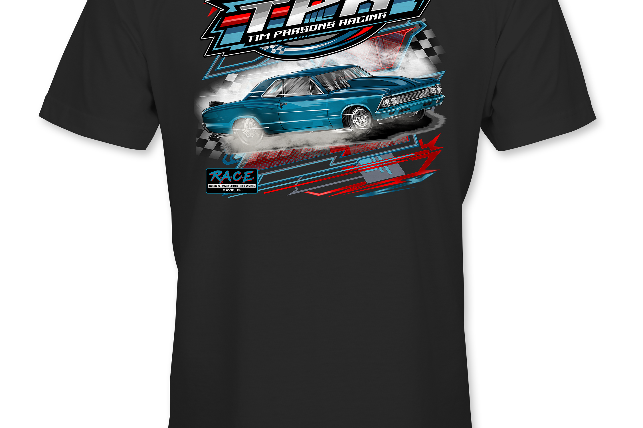 Tim Parsons Racing T-Shirts Black Acid Apparel