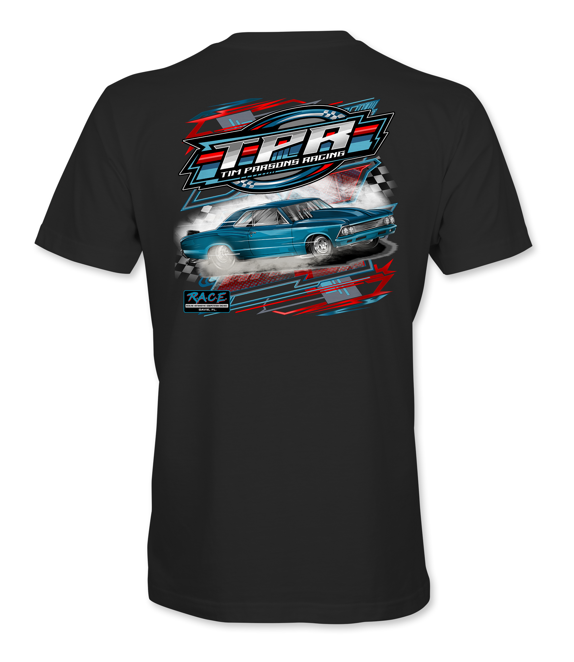 Tim Parsons Racing T-Shirts Black Acid Apparel