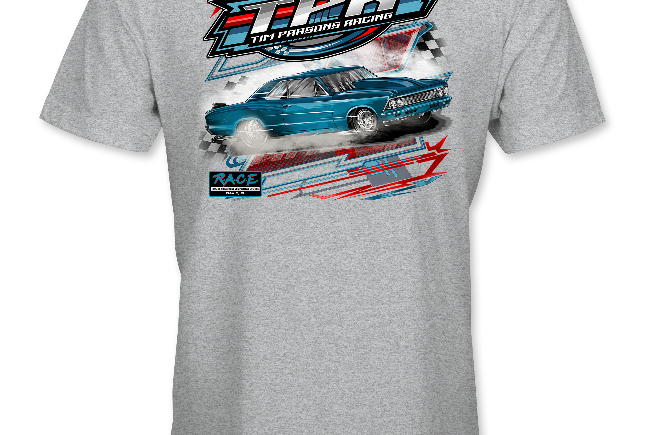 Tim Parsons Racing T-Shirts Black Acid Apparel