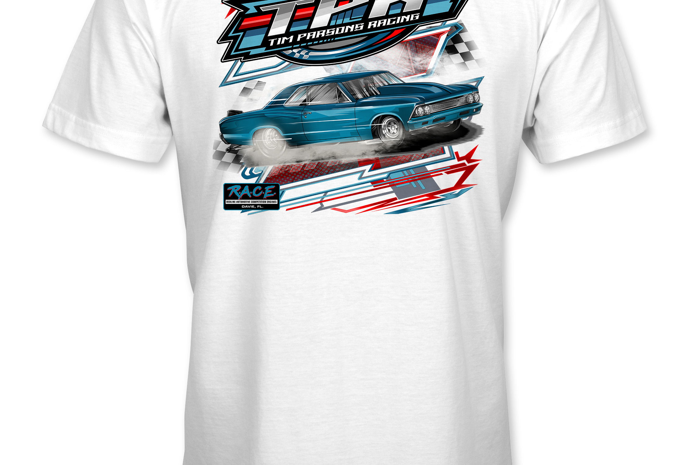 Tim Parsons Racing T-Shirts Black Acid Apparel