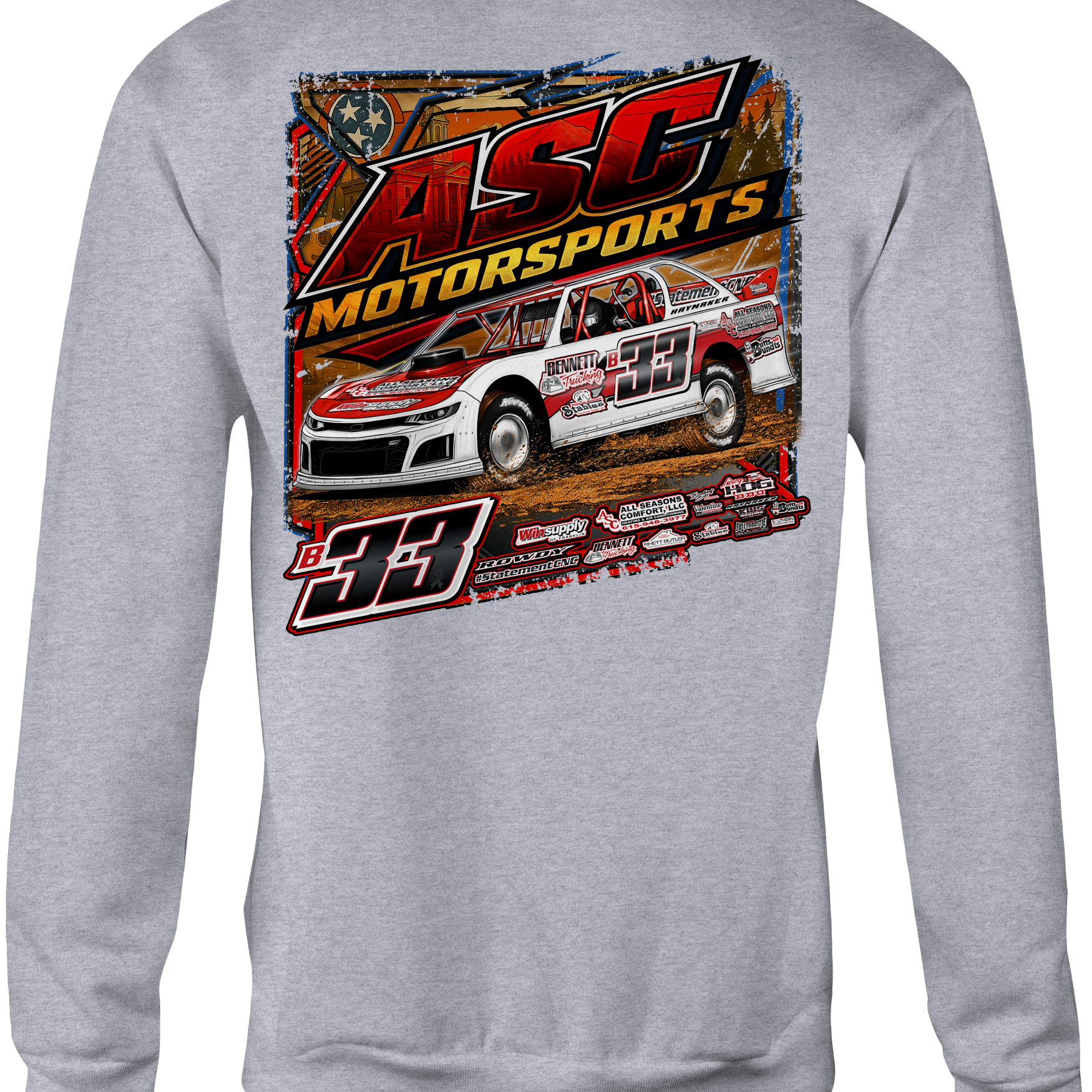 ASC Motorsports Crewneck Sweatshirt
