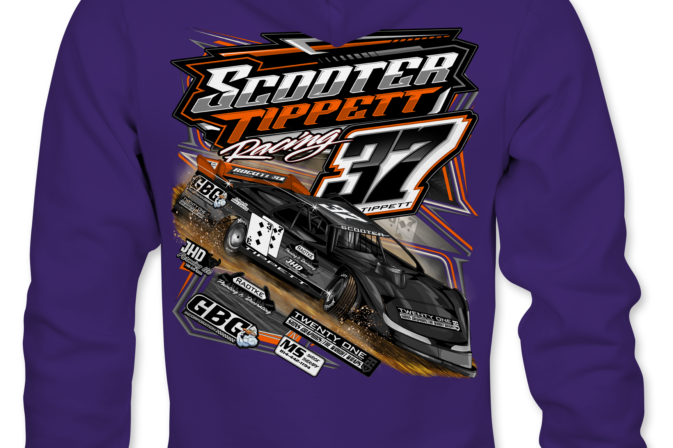 Scooter Tippett Racing 2025 Hoodies