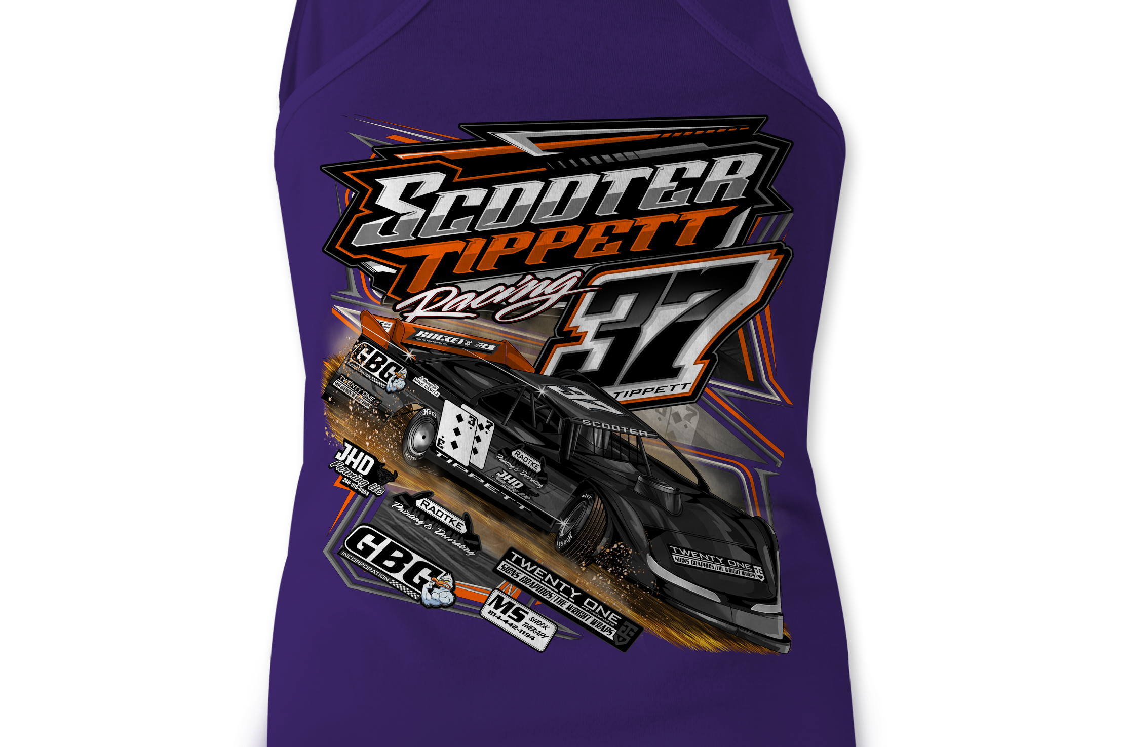 Scooter Tippett Racing 2025 Tank Tops