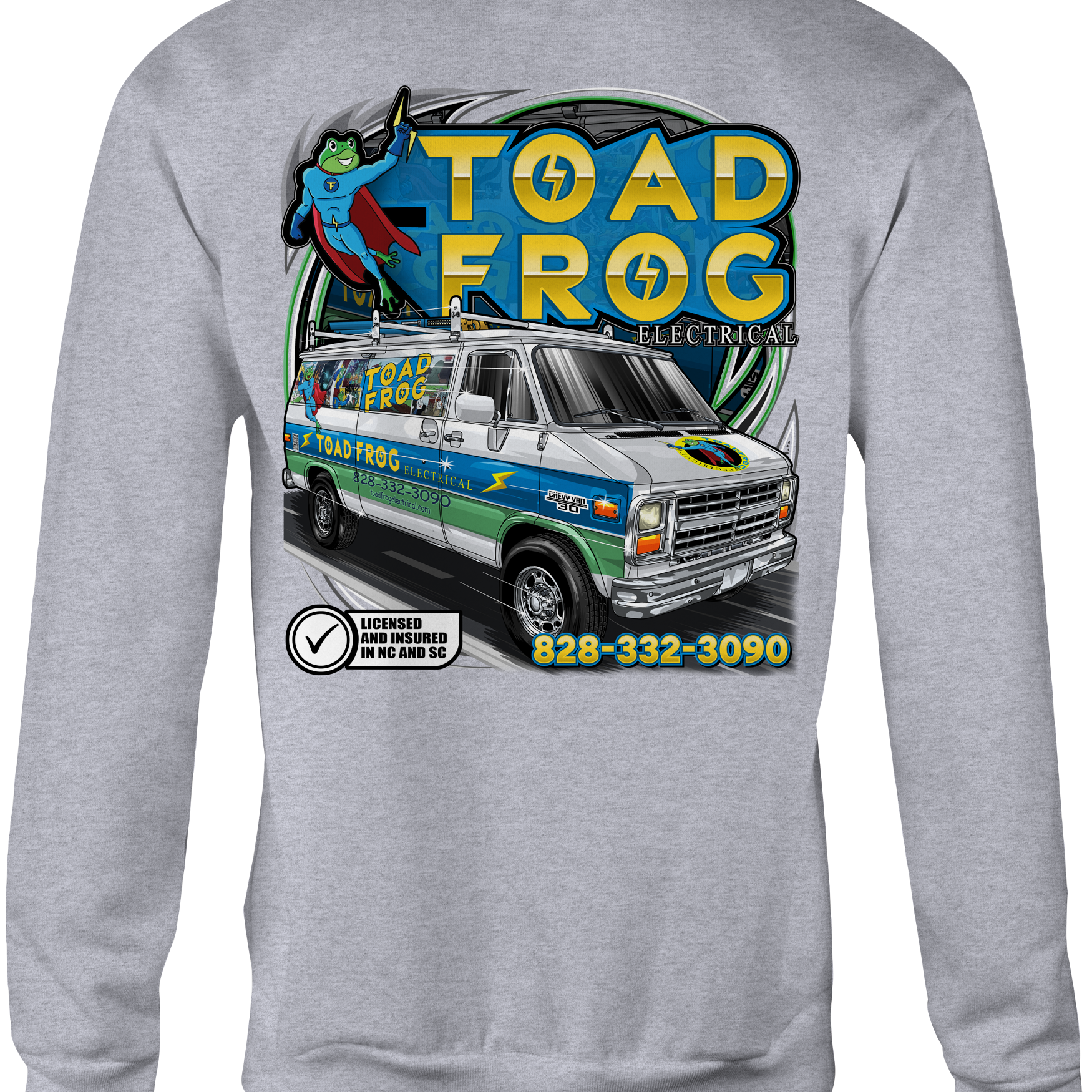 Toadfrog Business Crewneck Sweatshirts