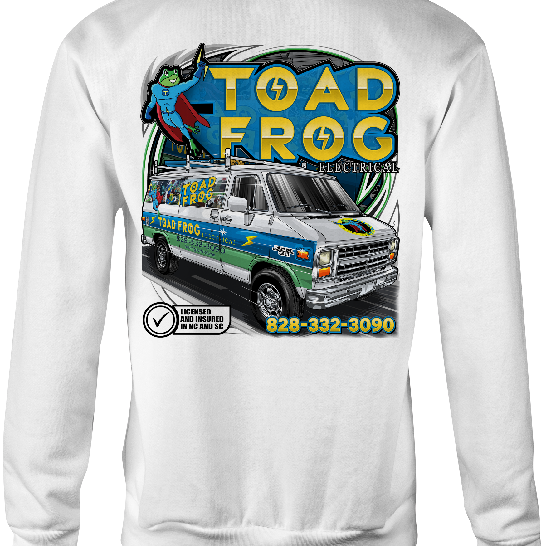 Toadfrog Business Crewneck Sweatshirts