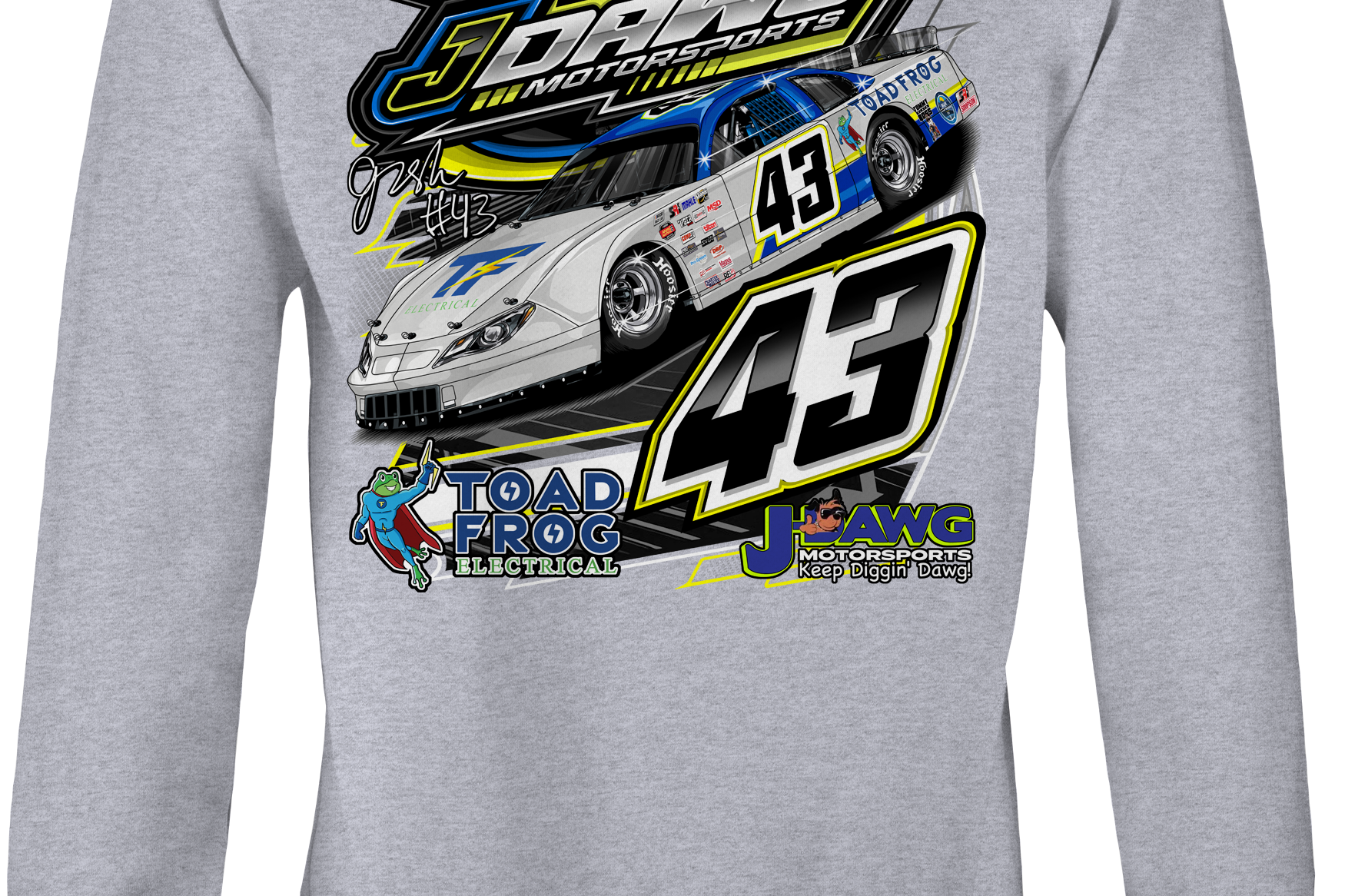 J Dawg Motorsports Crewneck Sweatshirts