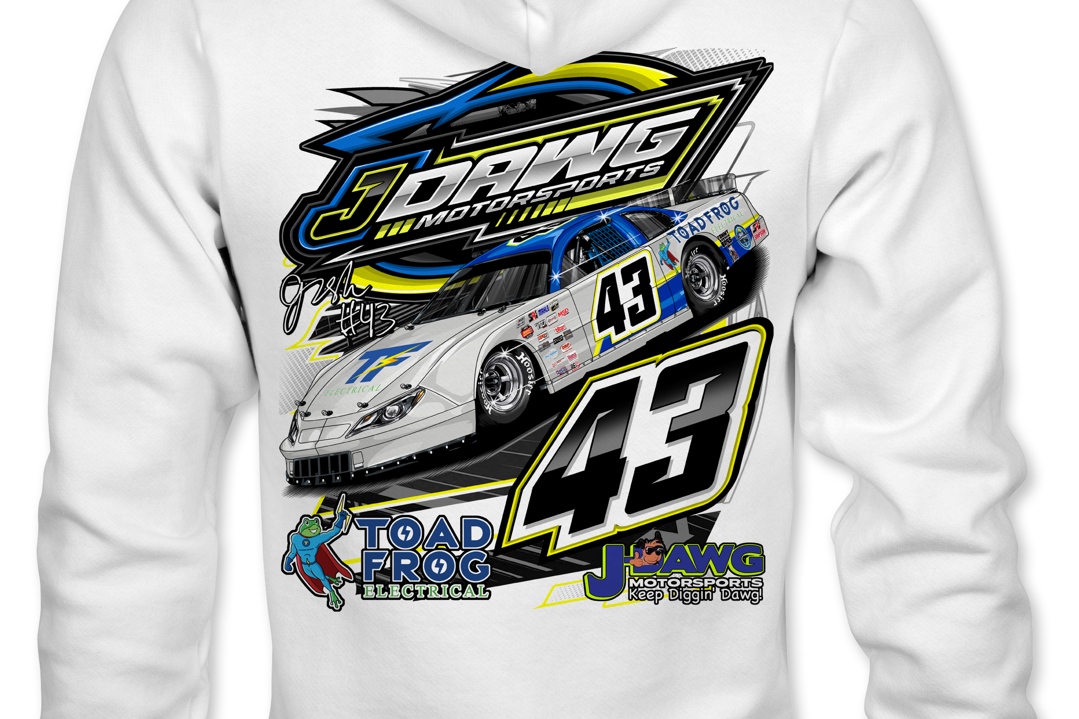 J Dawg Motorsports Hoodies