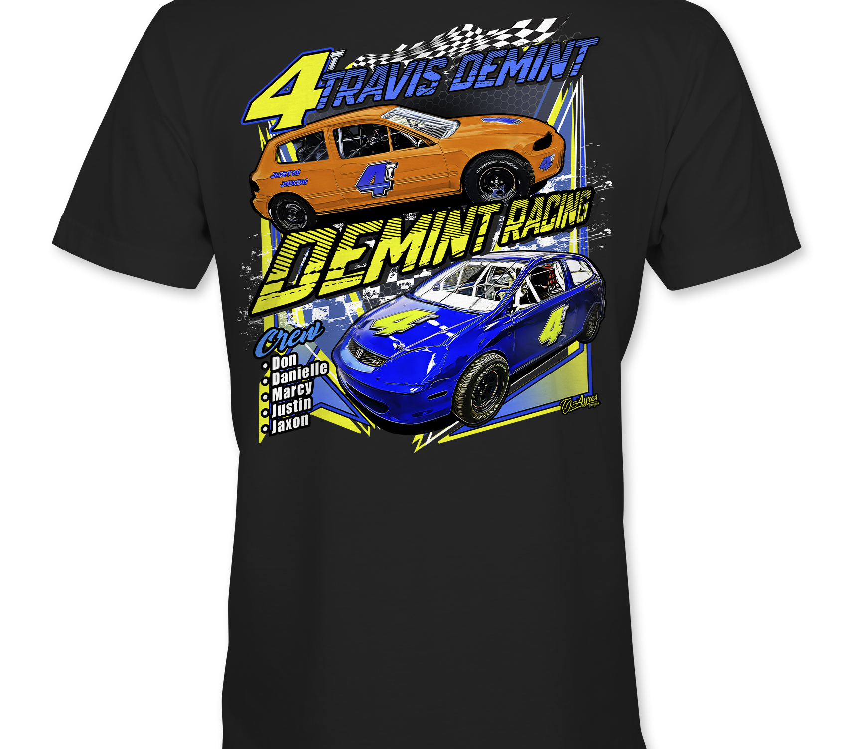 Dimint Demint Racing 2026 T-Shirts – Black Acid Apparel