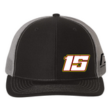 Logan Clark Richardson Trucker Hat Black Acid Apparel