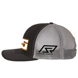 Logan Clark Richardson Trucker Hat Black Acid Apparel