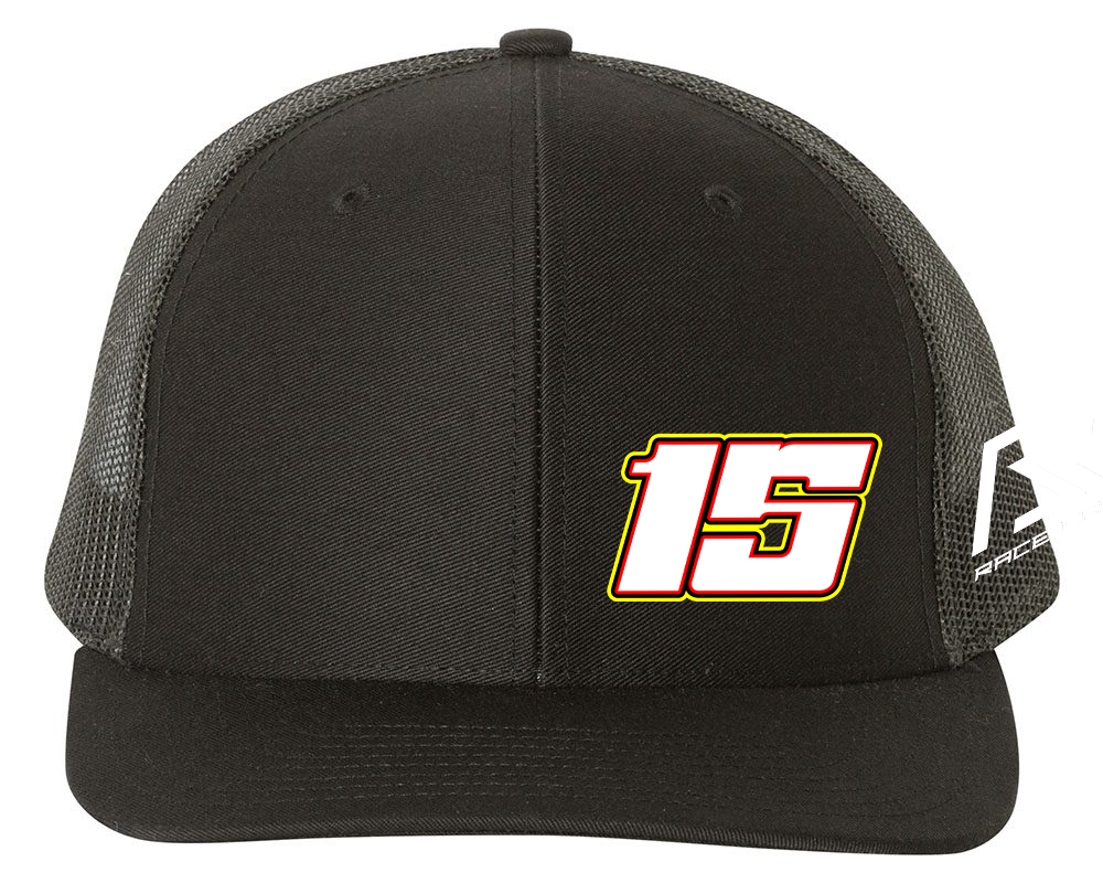 Logan Clark Richardson Trucker Hat Black Acid Apparel