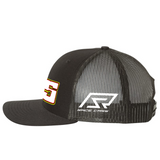 Logan Clark Richardson Trucker Hat Black Acid Apparel