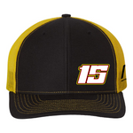 Logan Clark Richardson Trucker Hat Black Acid Apparel