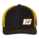 Logan Clark Richardson Trucker Hat Black Acid Apparel