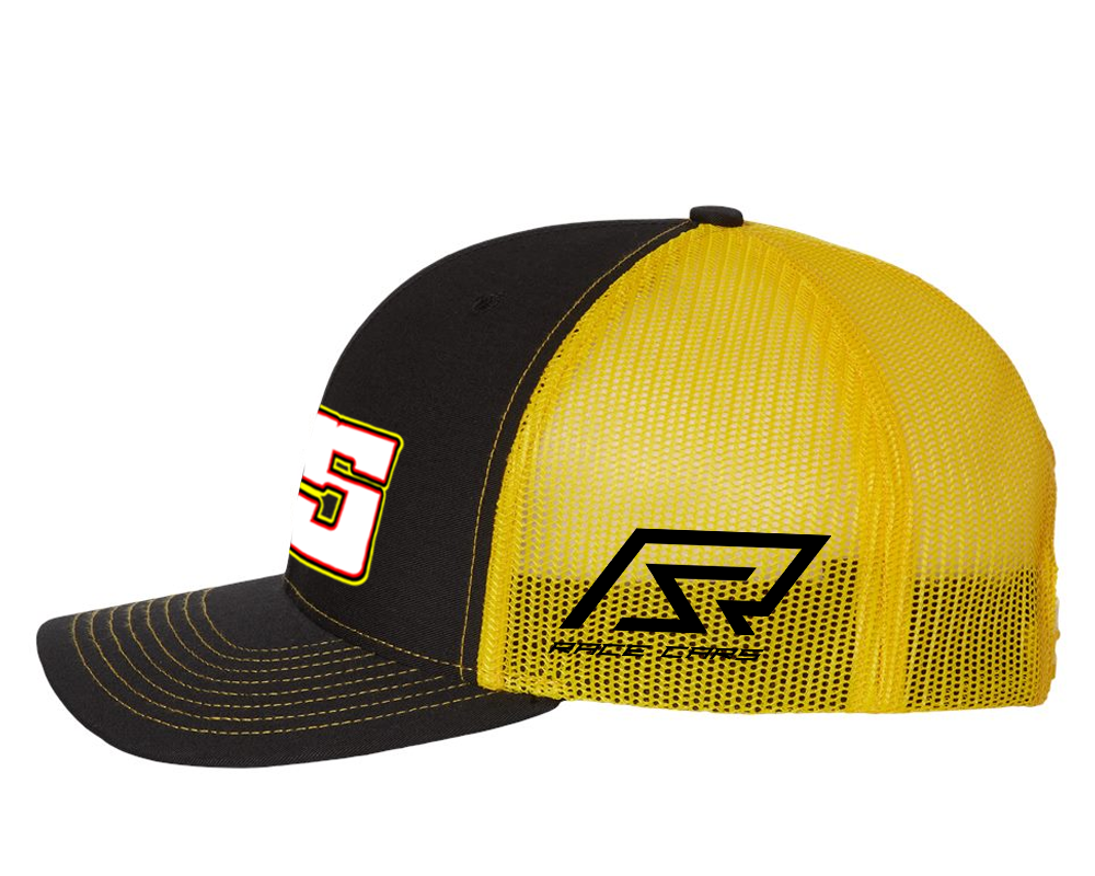 Logan Clark Richardson Trucker Hat Black Acid Apparel