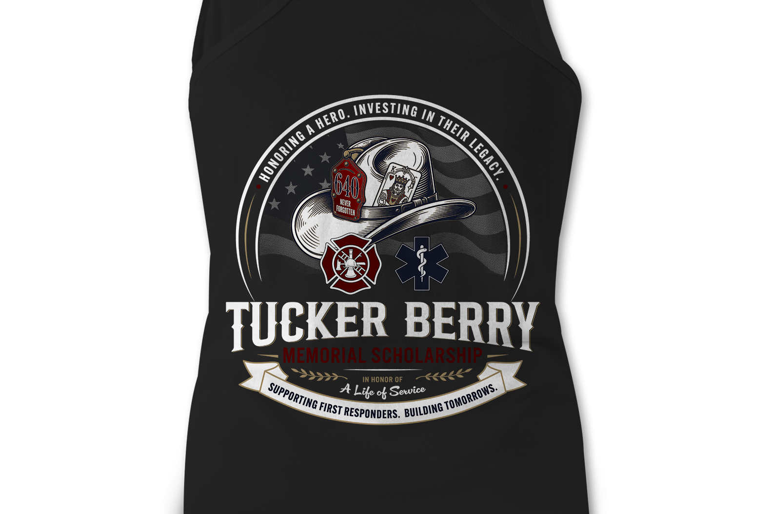 Tucker Berry Scholarship - Howdy's For Heroes Ladies Tank Tops