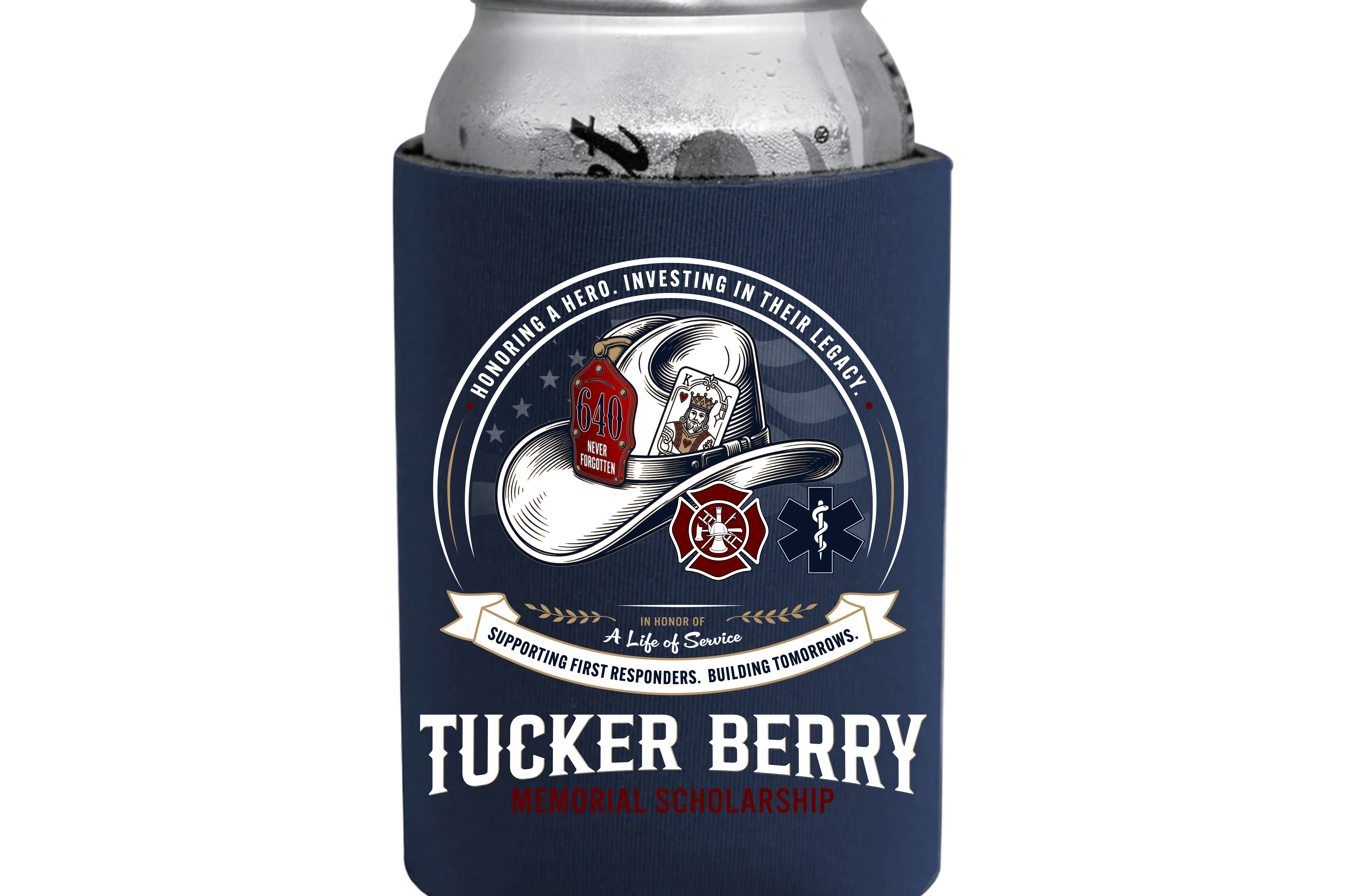 Tucker Berry Scholarship - Howdy's For Heroes Koozie