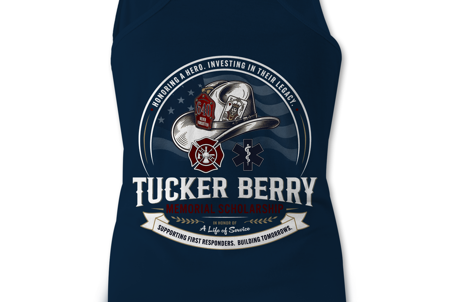 Tucker Berry Scholarship - Howdy's For Heroes Ladies Tank Tops