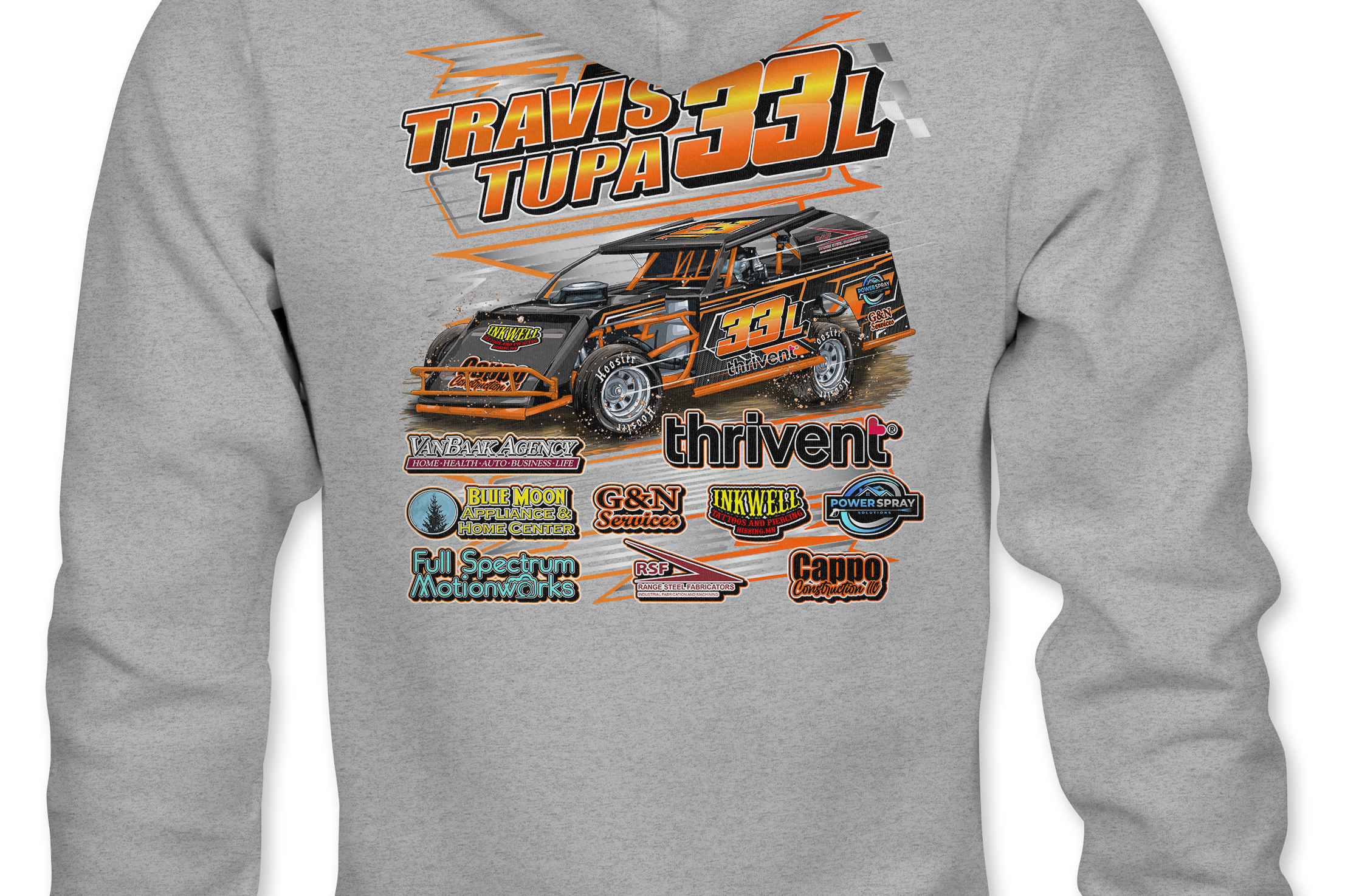 Travis Tupa Hoodies Black Acid Apparel