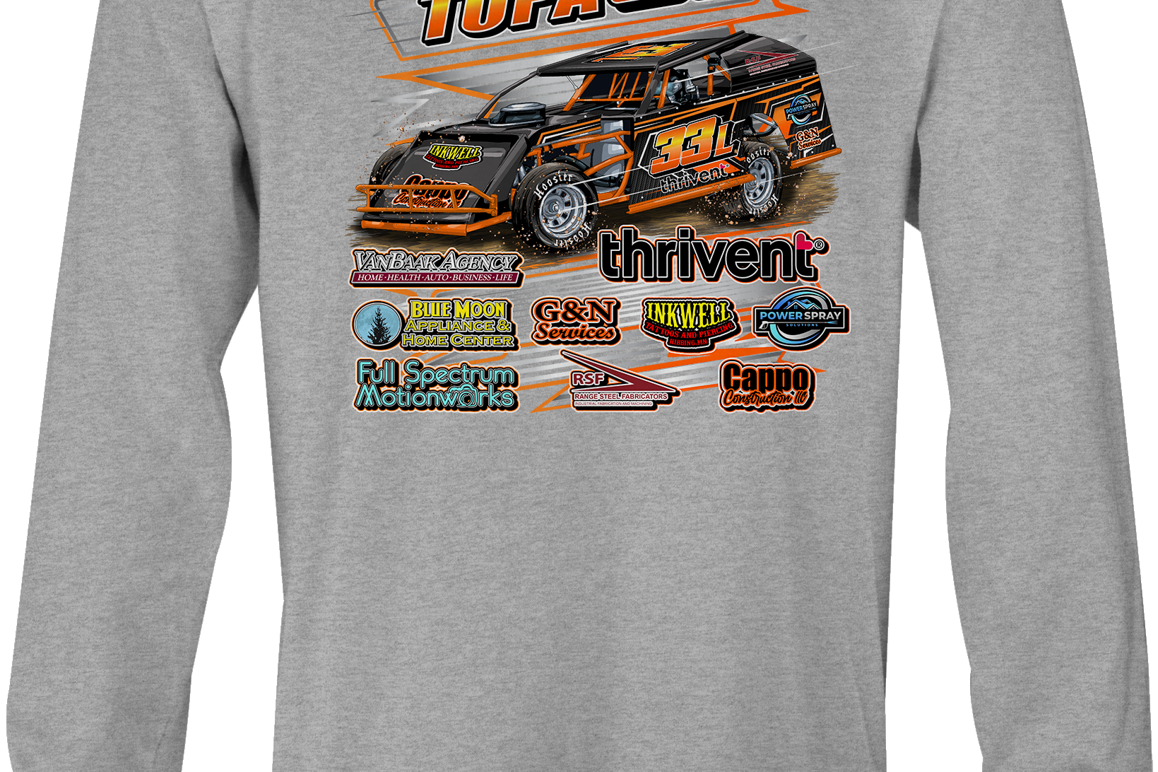 Travis Tupa Long Sleeves Black Acid Apparel