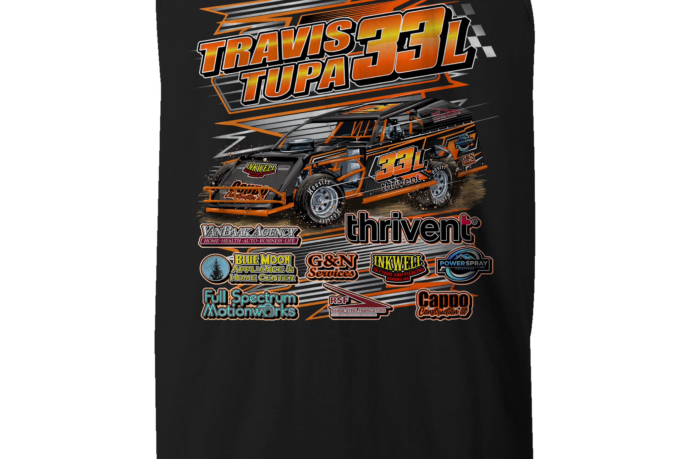 Travis Tupa Tank Tops Black Acid Apparel