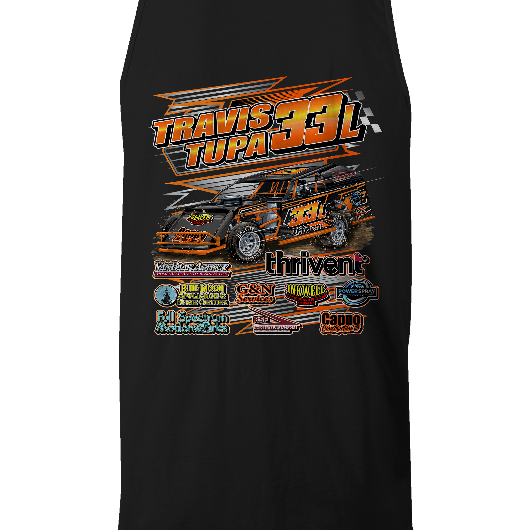 Travis Tupa Tank Tops Black Acid Apparel