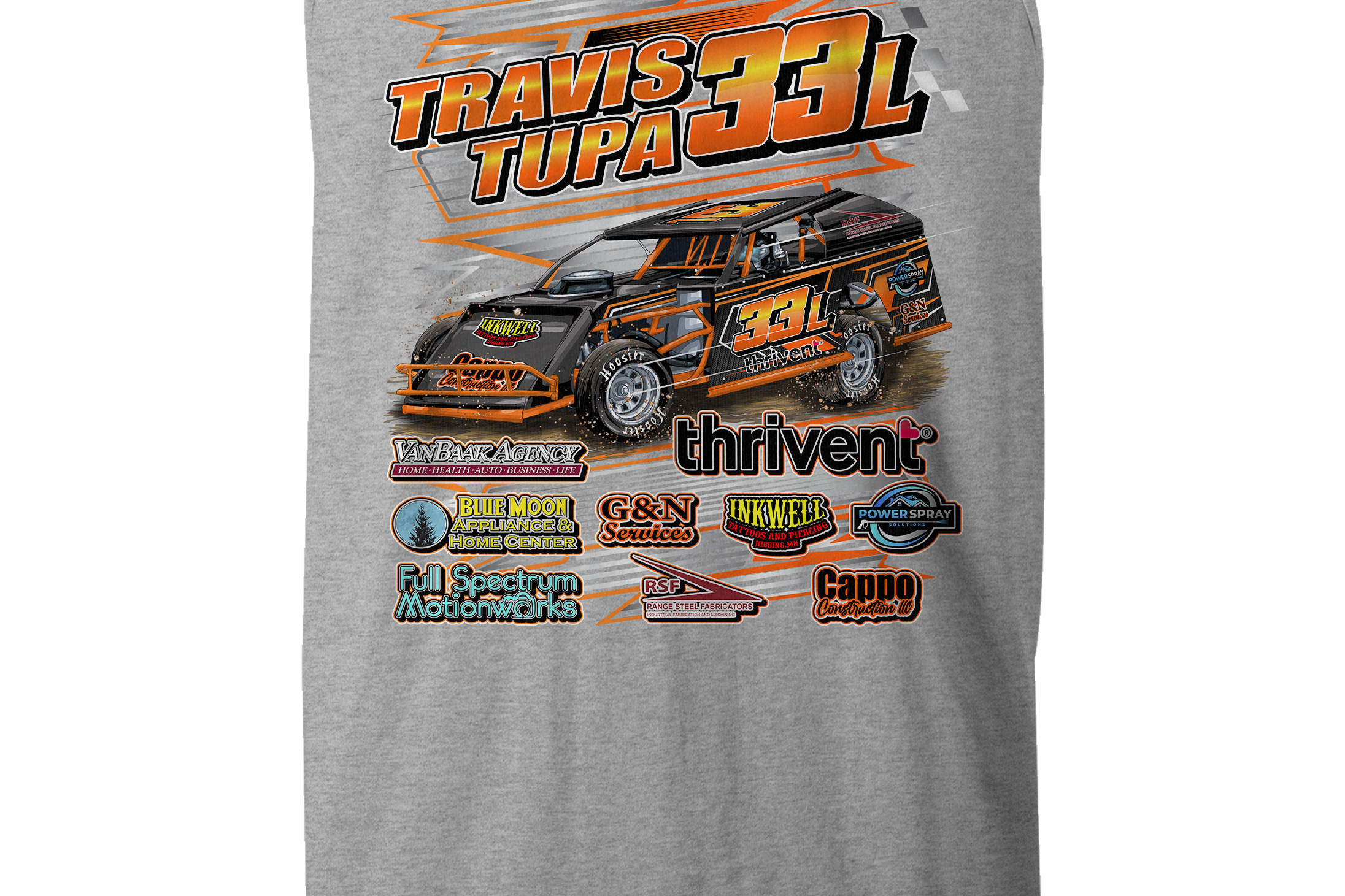 Travis Tupa Tank Tops Black Acid Apparel