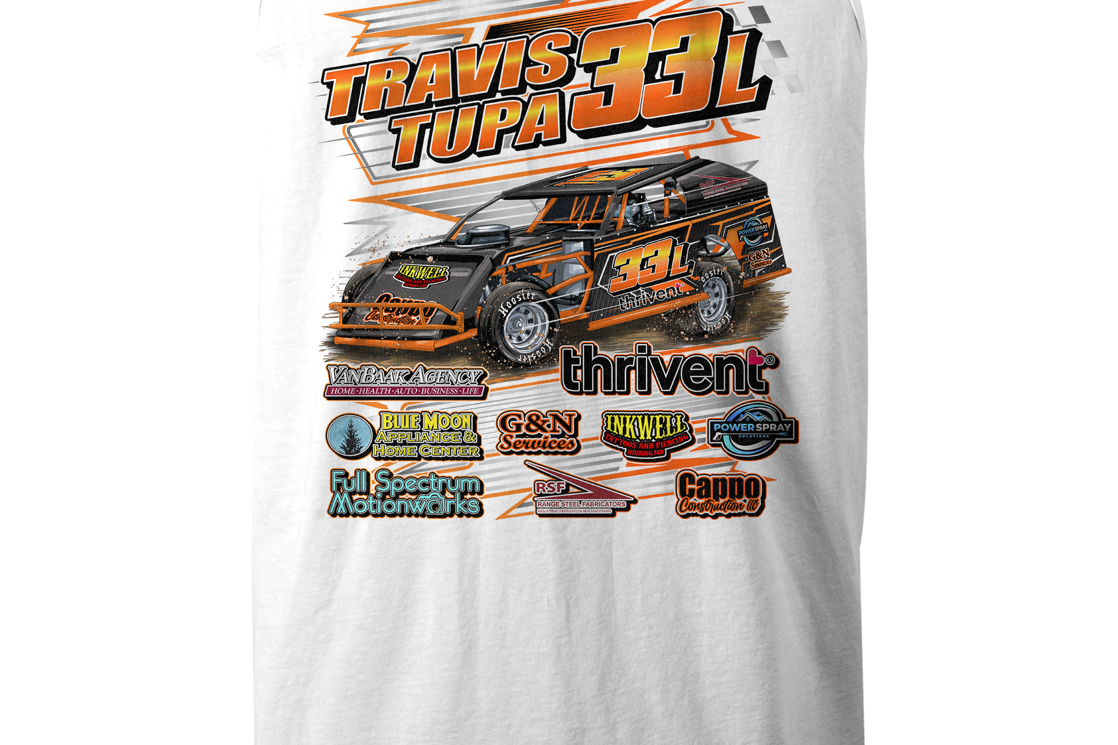 Travis Tupa Tank Tops Black Acid Apparel