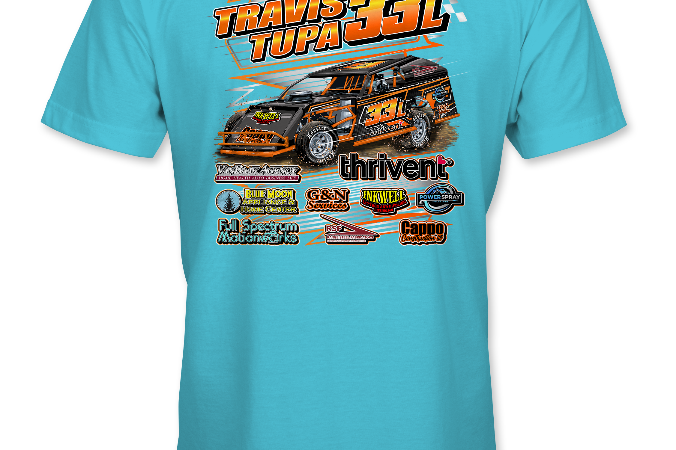 Travis Tupa T-Shirts Black Acid Apparel