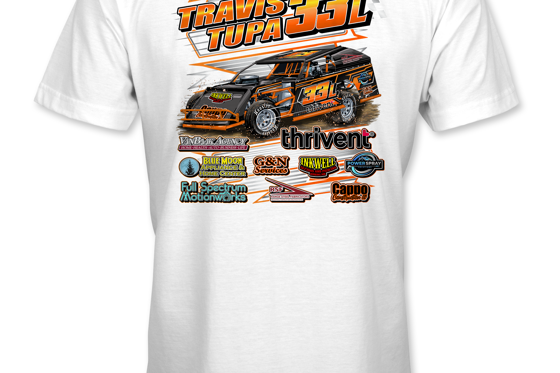 Travis Tupa T-Shirts Black Acid Apparel