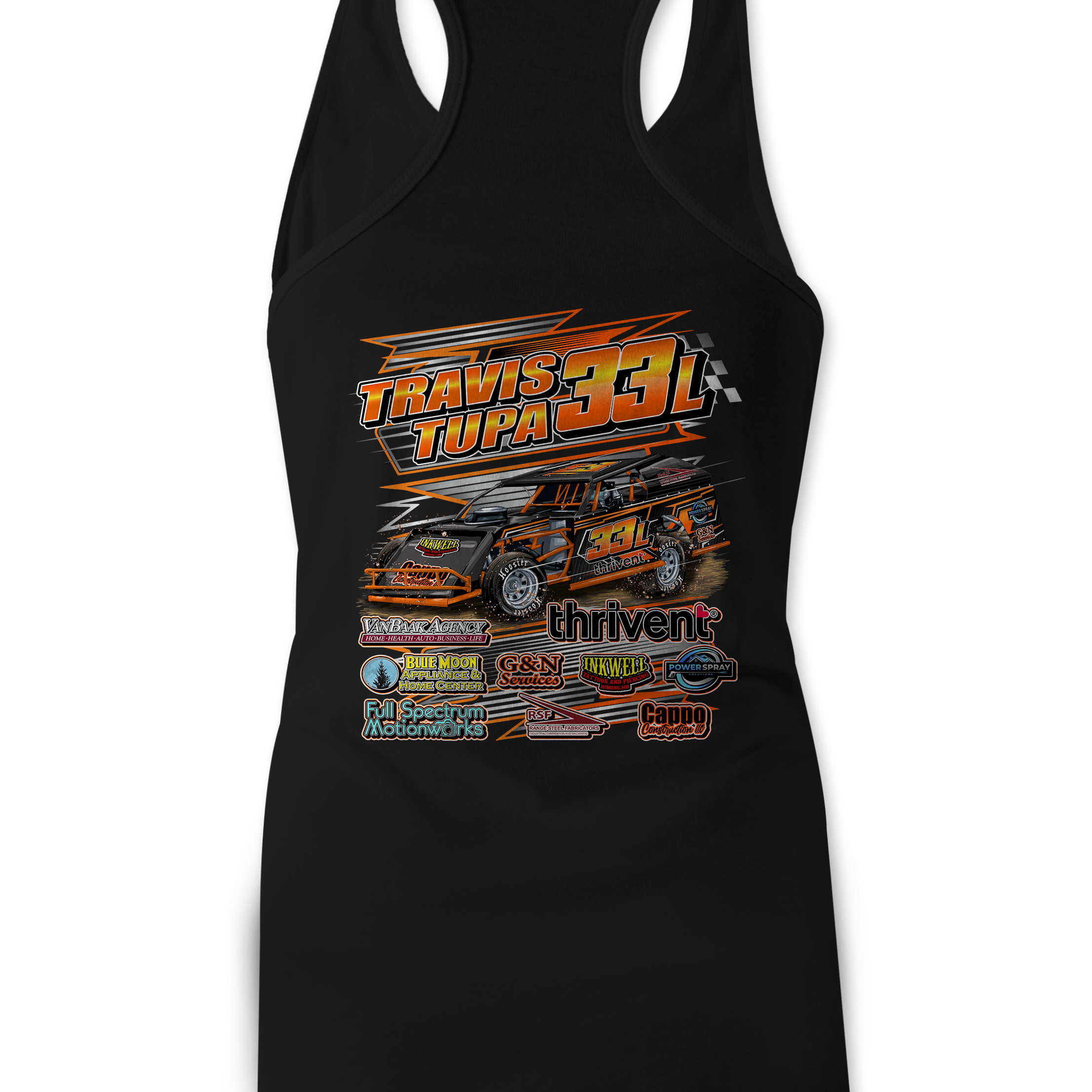 Travis Tupa Tank Tops Black Acid Apparel