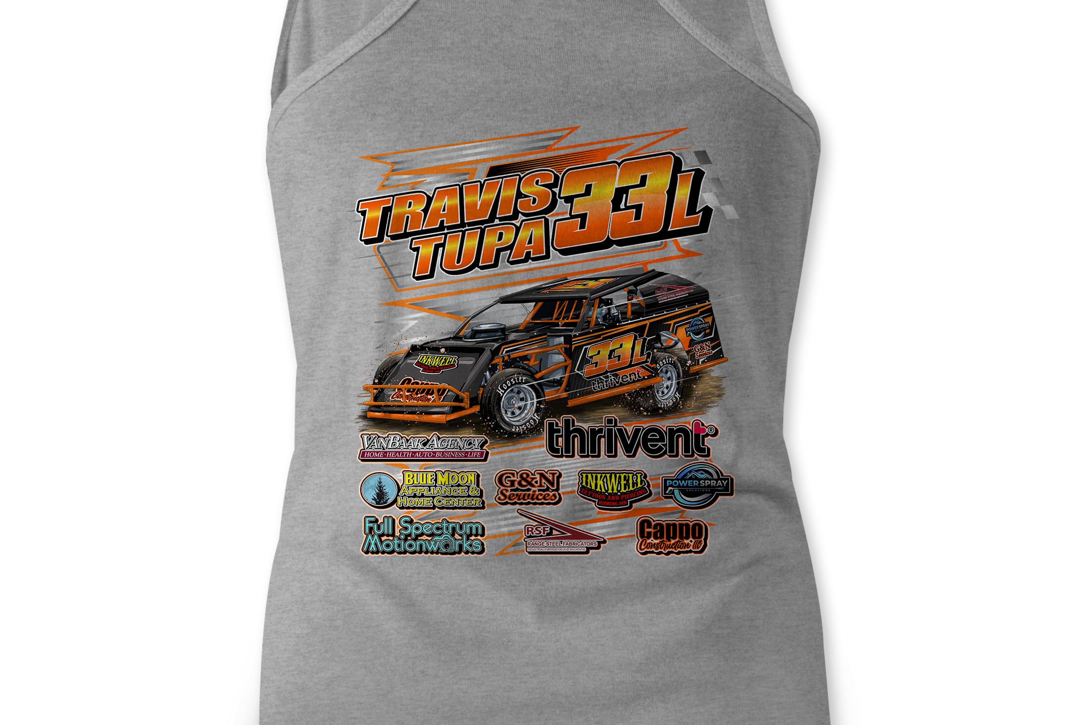 Travis Tupa Tank Tops Black Acid Apparel