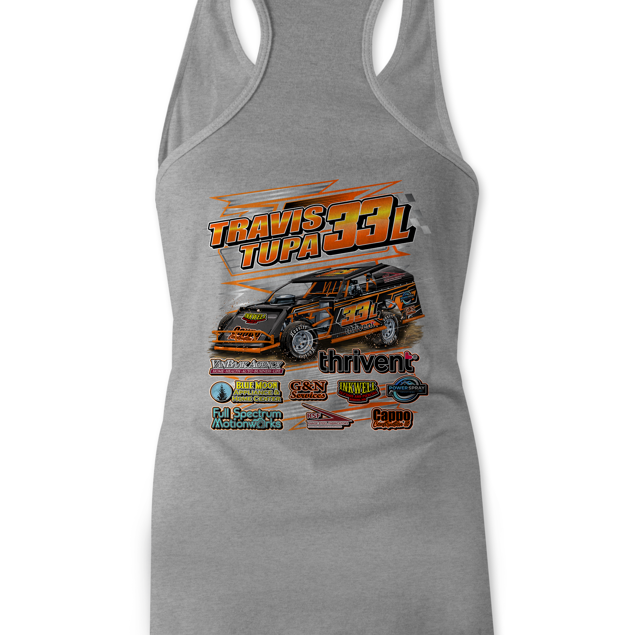 Travis Tupa Tank Tops Black Acid Apparel