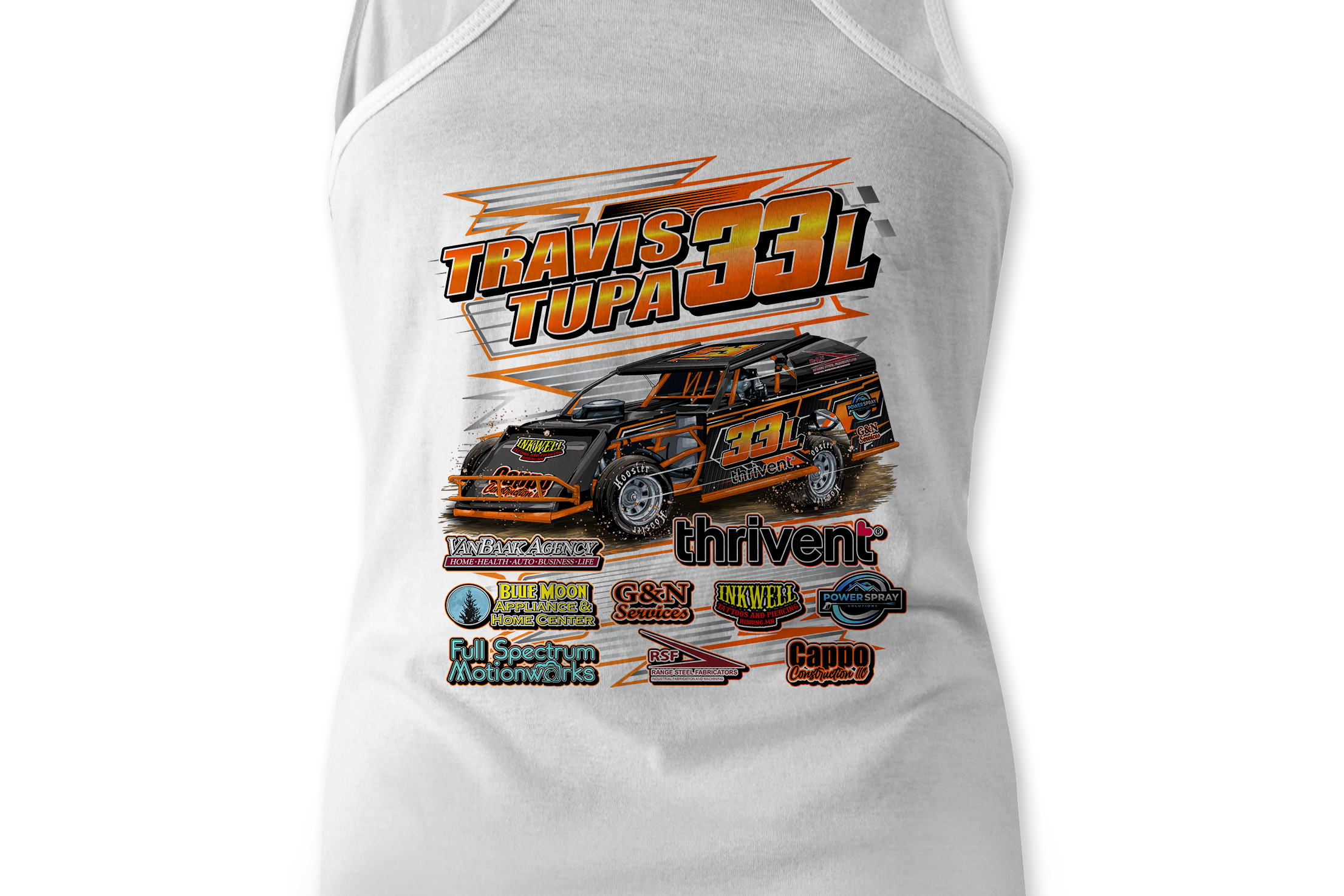 Travis Tupa Tank Tops Black Acid Apparel