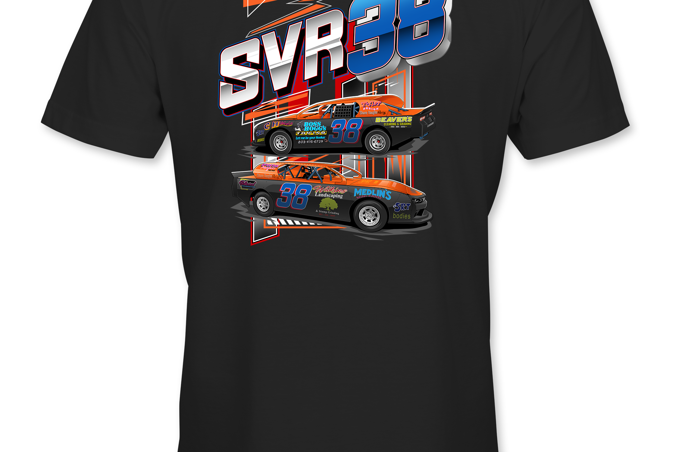 Shane Vaughn T-Shirts - Black Acid Apparel