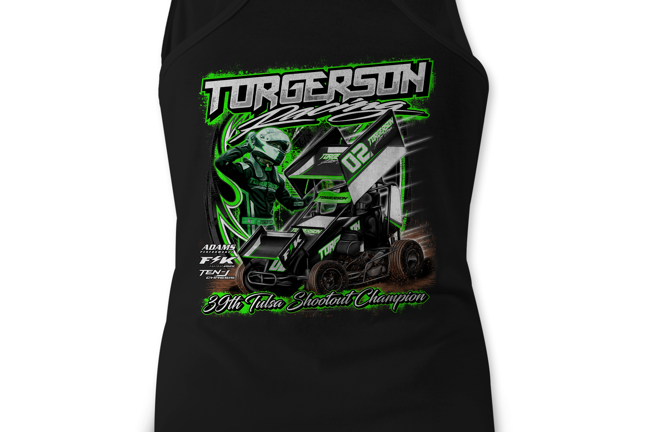 Ashton Torgerson Tulsa Shootout 2024 Tank Tops Black Acid Apparel