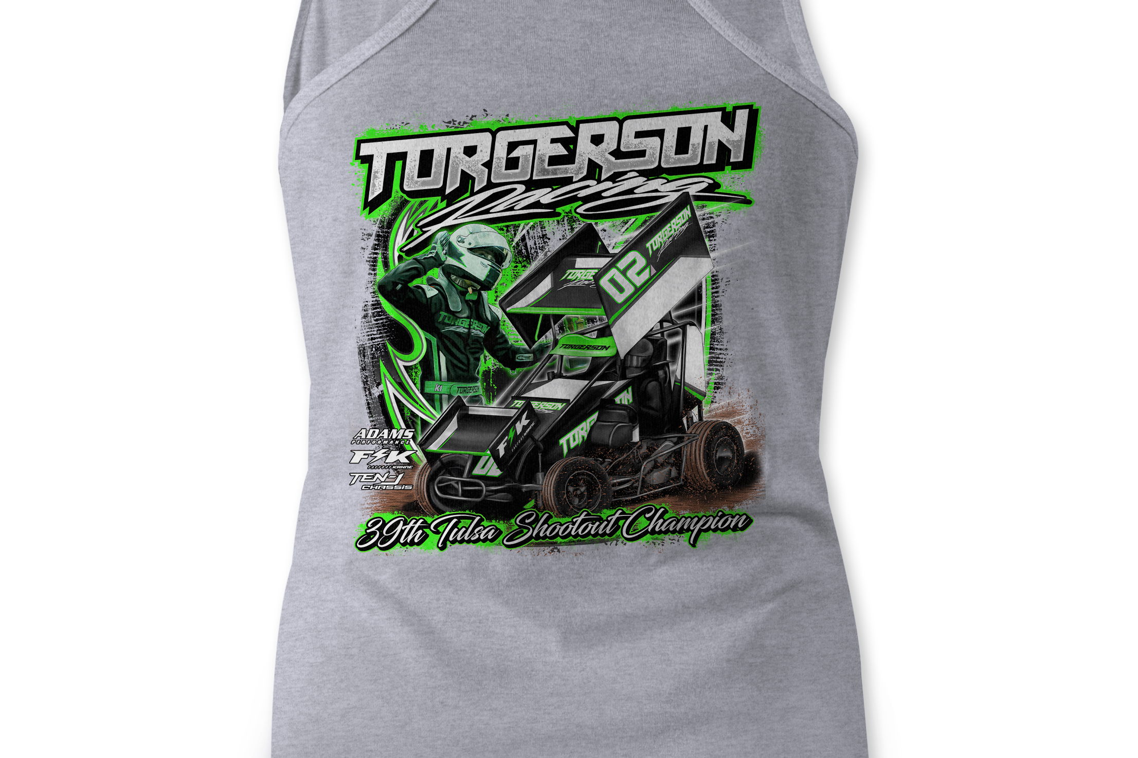 Ashton Torgerson Tulsa Shootout 2024 Tank Tops Black Acid Apparel