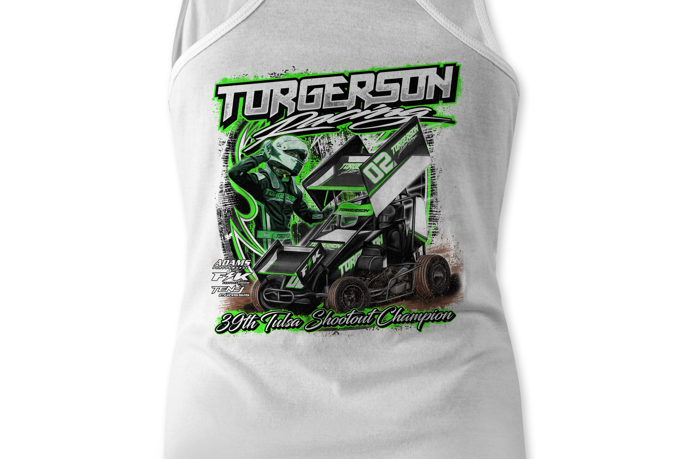Ashton Torgerson Tulsa Shootout 2024 Tank Tops Black Acid Apparel