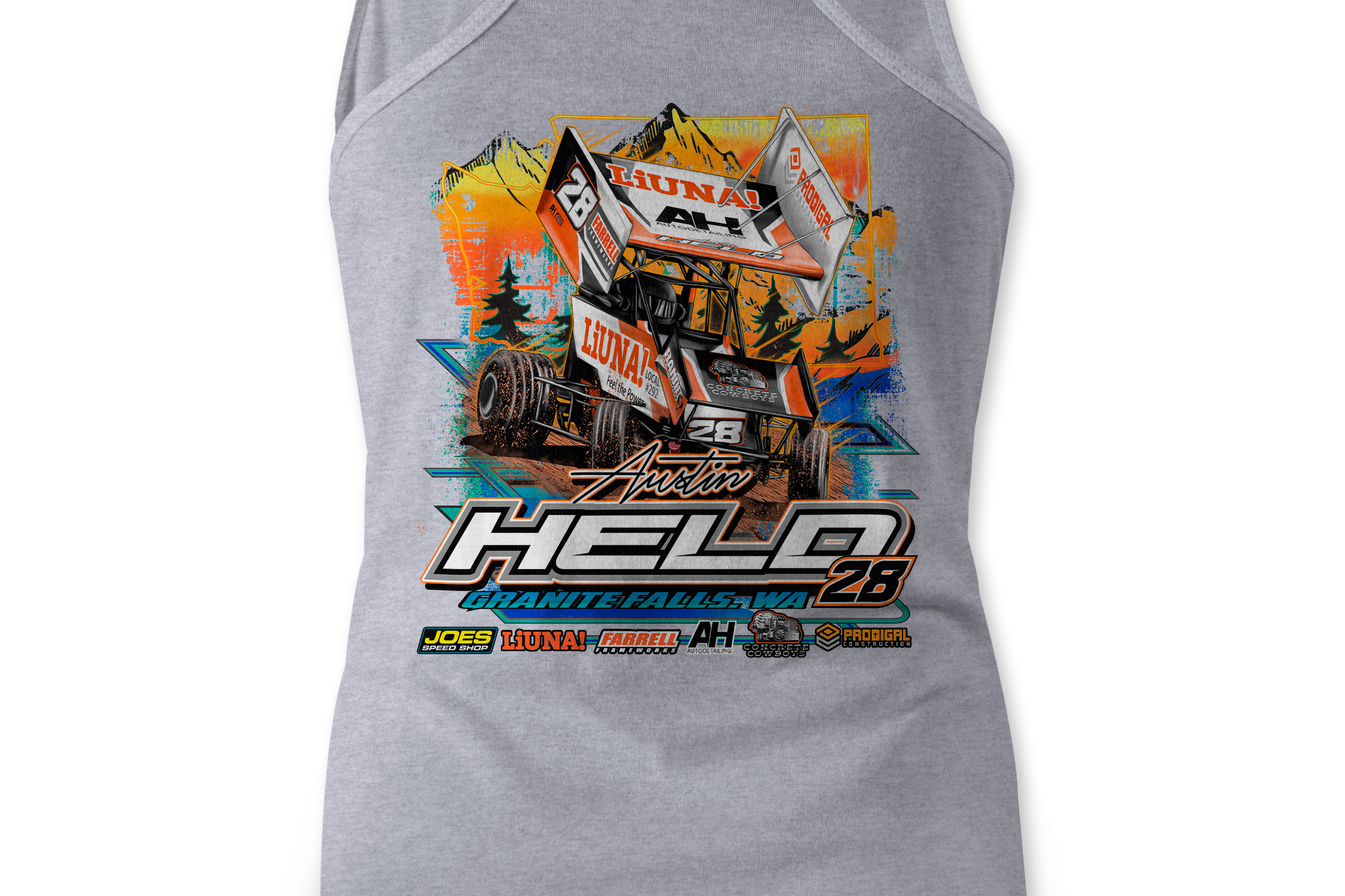 Austin Held Tank Tops Black Acid Apparel